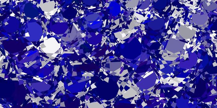 Light BLUE vector pattern with polygonal shapes.