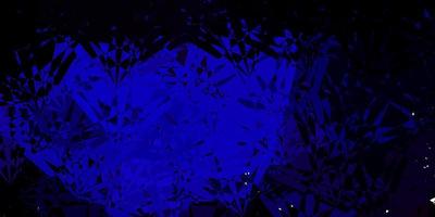 Dark Blue, Red vector texture with random triangles.