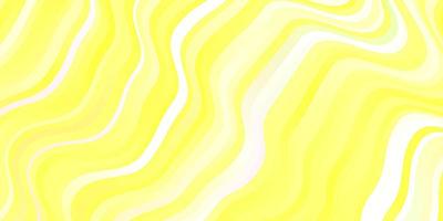 Light Green, Yellow vector pattern with wry lines.