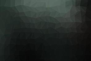 Dark Black vector abstract mosaic backdrop.