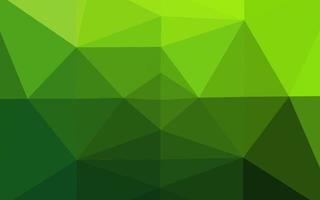 Light Green vector abstract polygonal cover.