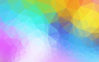 Light Multicolor, Rainbow vector polygon abstract layout.