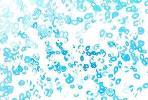 Light Black vector background with bubbles.