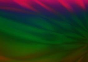 Dark Multicolor, Rainbow vector glossy abstract template.