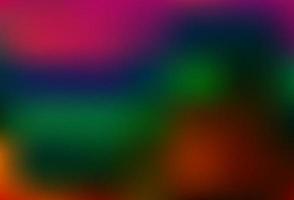 Dark Multicolor, Rainbow vector glossy bokeh pattern.