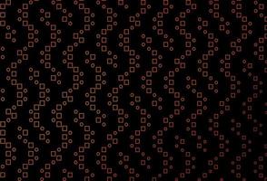 Dark Orange vector pattern with crystals, rectangles.