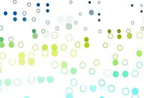 Light Blue, Yellow vector backdrop with dots.