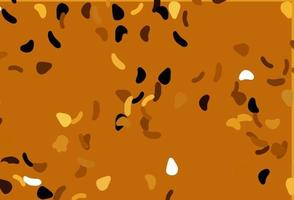 Light Orange vector pattern with chaotic shapes.