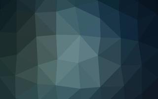 Dark BLUE vector polygon abstract background.