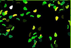 Light Green, Yellow vector texture with random forms.