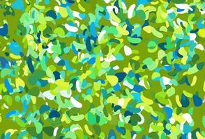 Light Blue, Yellow vector template with memphis shapes.