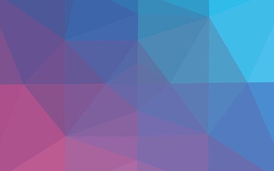 Light Blue, Red vector shining triangular template.