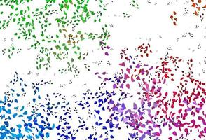 Light Multicolor, Rainbow vector background with abstract forms.