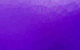 Light Purple vector shining triangular pattern.