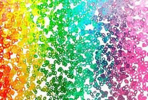 Light Multicolor, Rainbow vector cover with spots.