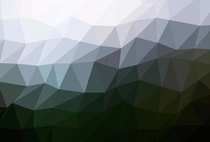 Dark Green vector abstract polygonal cover.