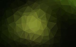 Dark Green vector blurry triangle pattern.