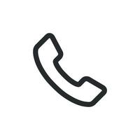 Phone vector symbol call icon communication. Connection telephone sign business contact flat illustration. Support phone icon isolated white concept. Customer service element conversation message icon