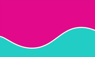 simple turquoise and pink abstract background illustration with white border vector