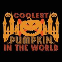 Best halloween t-shirt design vector