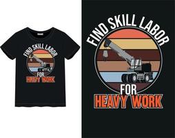 Labor day t-shirt vector