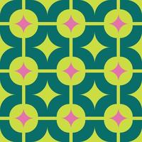 Simple geometric seamless pattern brightl color. Vector illustration