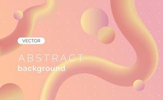 Light pastel abstract background with soft fluid wave. Modern 3d liquid design. Vector Illustration