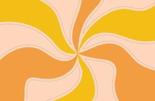 Grioovy psychedelic wave background. Retro background 70s hippie style. Vector illustration.