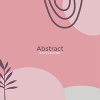 Social Media Templates Abstract. Dark pink soft pink color, good for social media template promotion. vector