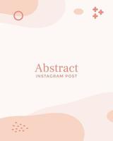 historias y publicaciones en redes sociales. Plantillas creativas abstractas de fondo con concepto artístico. vector