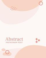 historias y publicaciones en redes sociales. Plantillas creativas abstractas de fondo con concepto artístico. vector