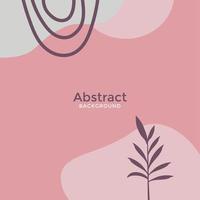 Social Media Templates Abstract. Dark pink soft pink color, good for social media template promotion. vector