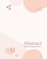 historias y publicaciones en redes sociales. Plantillas creativas abstractas de fondo con concepto artístico. vector