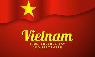 Vietnam Independence Day Background Design. vector