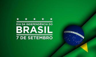 Brazil Independence Day Background Design. vector