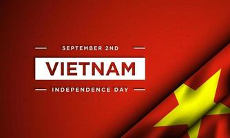 diseño de fondo del día de la independencia de vietnam. vector