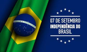 Brazil Independence Day Background Design. vector