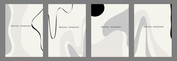 fondos abstractos. estilo minimalista de moda. varias formas configuran plantillas de diseño buenas para la tarjeta de fondo saludo papel tapiz folleto volante invitación y otros. ilustración vectorial vector