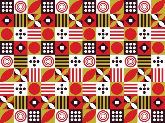 geometric retro vintage abstract business seamless modern pattern background element cartoon vector