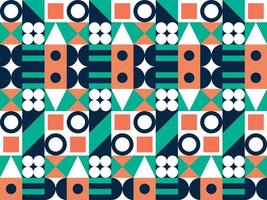 geometric retro vintage abstract business seamless modern pattern background element cartoon vector