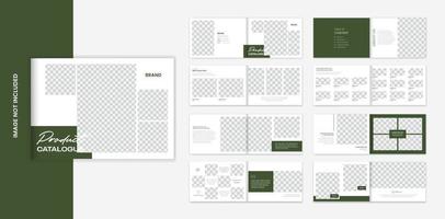 Minimal Landscape product catalog brochure design vector