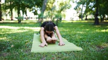 yoga Bij de park video