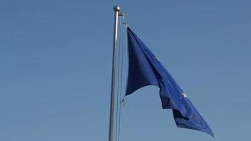 Flagge der Europäischen Union video