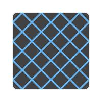 Scrubbing Cloth Glyph Blue and Black Icon vector