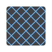 Scrubbing Cloth Glyph Blue and Black Icon vector