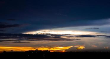 Abstract cloudy background, beautiful natural streaks of sky and clouds,Red sky at sunset photo