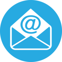 diseño de símbolo de signo de icono de correo electrónico png