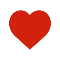 Heart vector icon symbol love design. Red romance valentine shape illustration heart sign. Abstract icon isolated white concept element. Drawn lover emotion simplicity shape. Happiness celebration