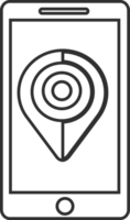 telefoon mobiel pictogram teken symbool ontwerp png