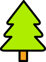 kerstboom pictogram teken symbool ontwerp png